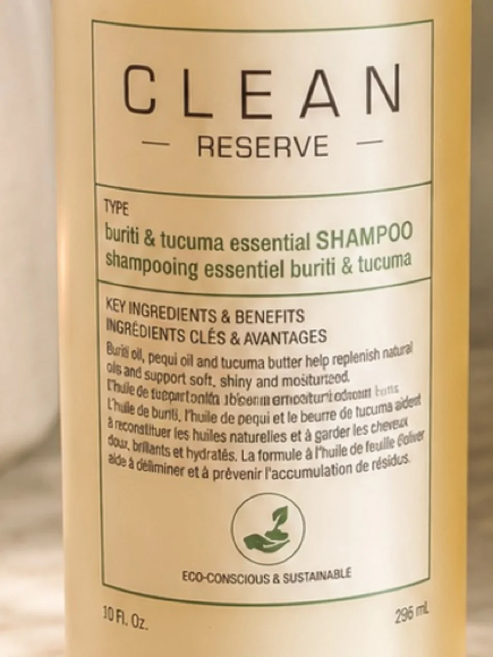 CLEAN RESERVE Buriti & Tucuma Essential Shampoo + Conditioner Set